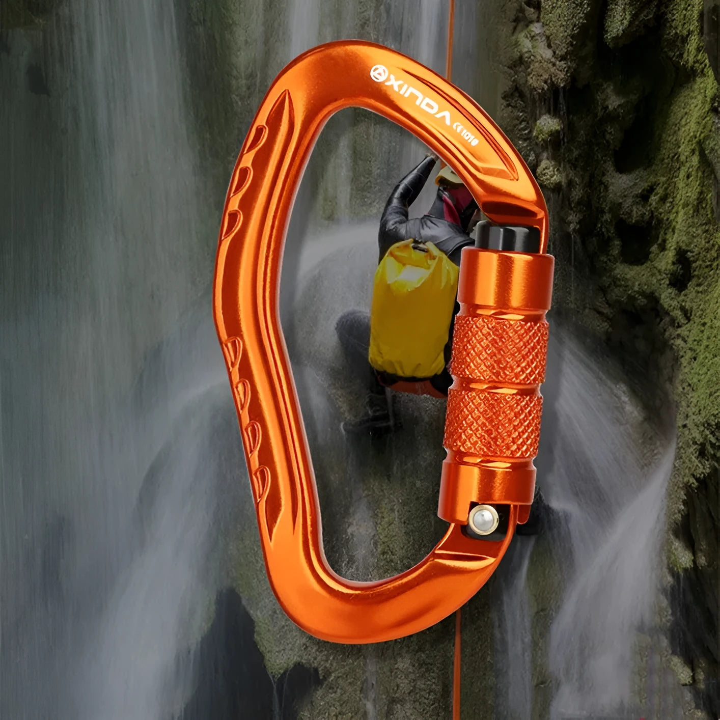 Automatic master lock climbing carabiner for outdoor rock climbing in five colour options