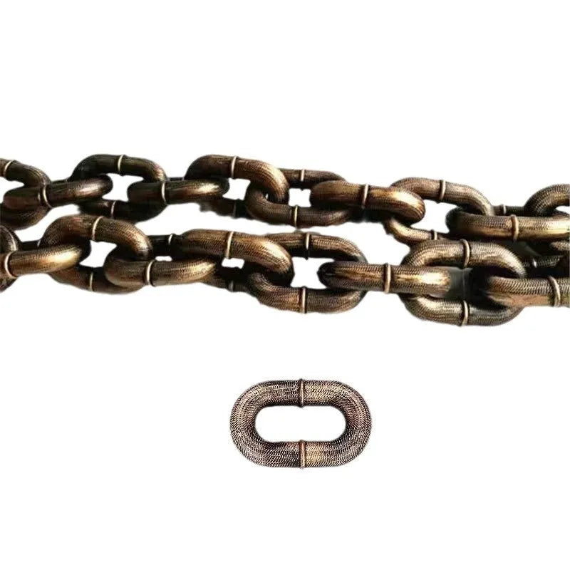PP material dog leash rope in bronze, antique silver or black colour at 1.5m, 2m or 3m length