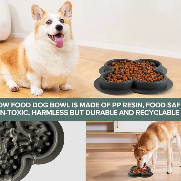 Silicone pet licking pad with textured surface in various colours measuring 19cm by 21cm for slow feeding