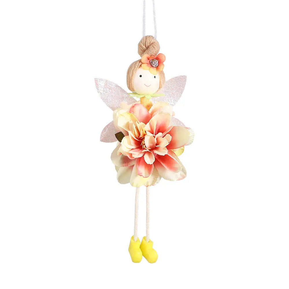 FARCENT cloth Easter pendant showing flower angel girl with elf details in multiple colour options