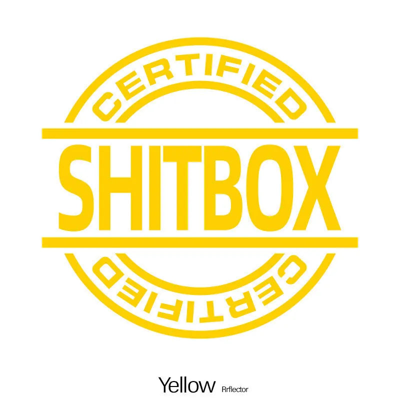 13x12cm vinyl automobile sticker for car body decoration in various colour options