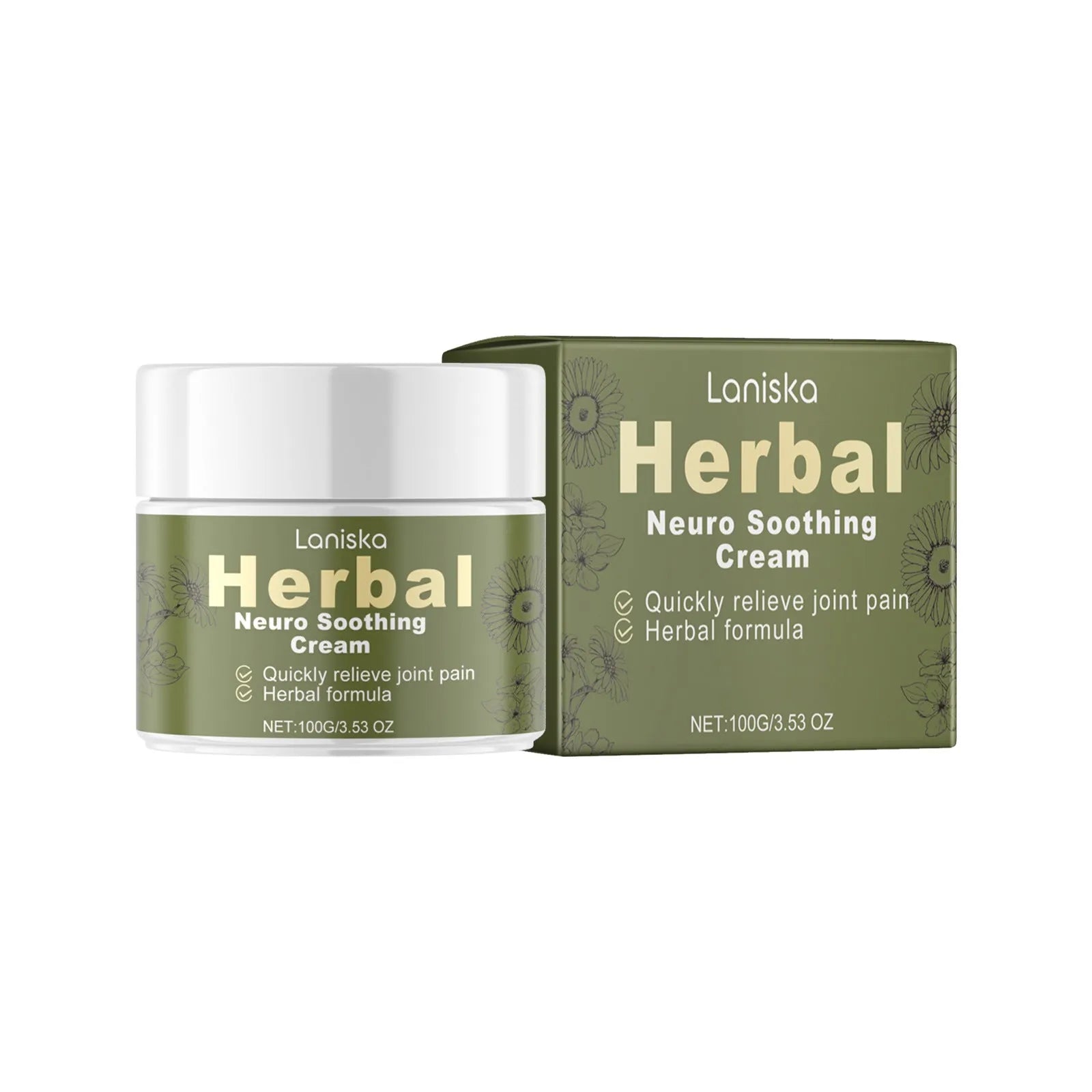 100g tube of body care cream for topical external use with arnica and mugwort root
