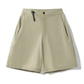 Men's quick-drying sports shorts in Army Green colour with elastic waistband and 3D cutting design
