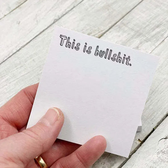 75x75mm square adhesive note paper with printed English phrases in assorted colours