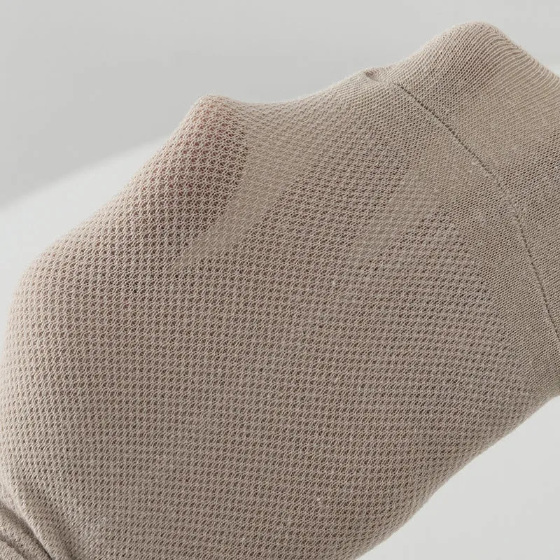 Solid colour low-cut polyester boat socks for men, shown in one of six available colour variants.
