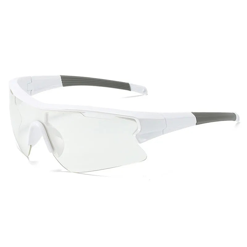 Windproof sports sunglasses for cycling and outdoor activities in multiple colour options.