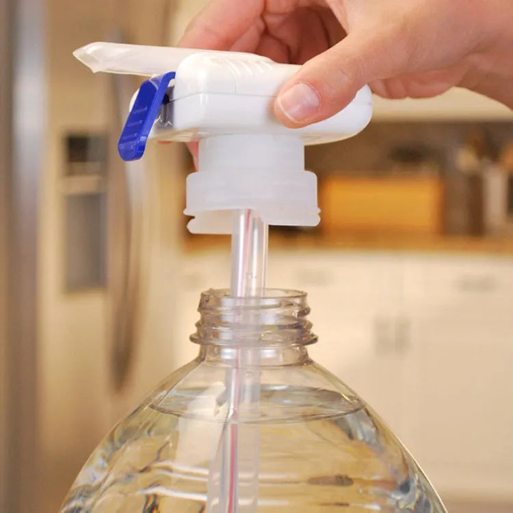 Electric pumping water device with silicone straws for milk and juice transfer