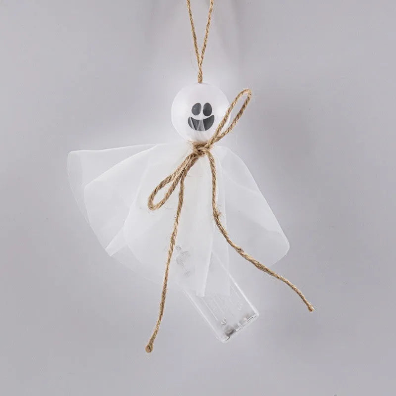 Halloween ghost LED lantern chain with multi-colour lights for party venue decoration