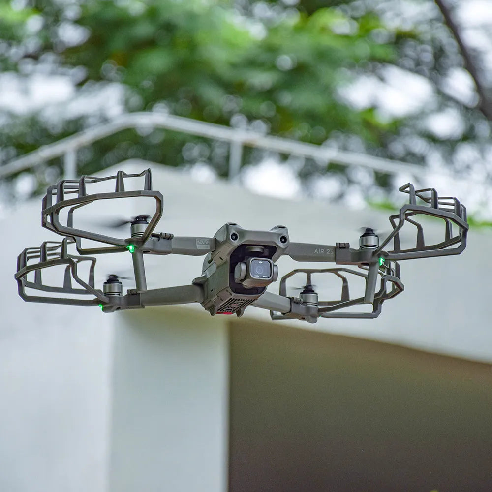 Grey ABS propeller guard ring for DJI Air 2 and Air 2S drones on a white background.