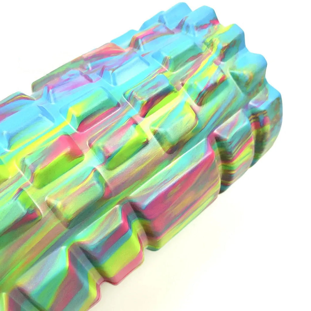 33cm camouflage pattern foam roller in EVA foam with cylindrical shape for fitness and massage