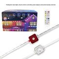 Outdoor planetary string lights with colour control for courtyard and eaves decoration