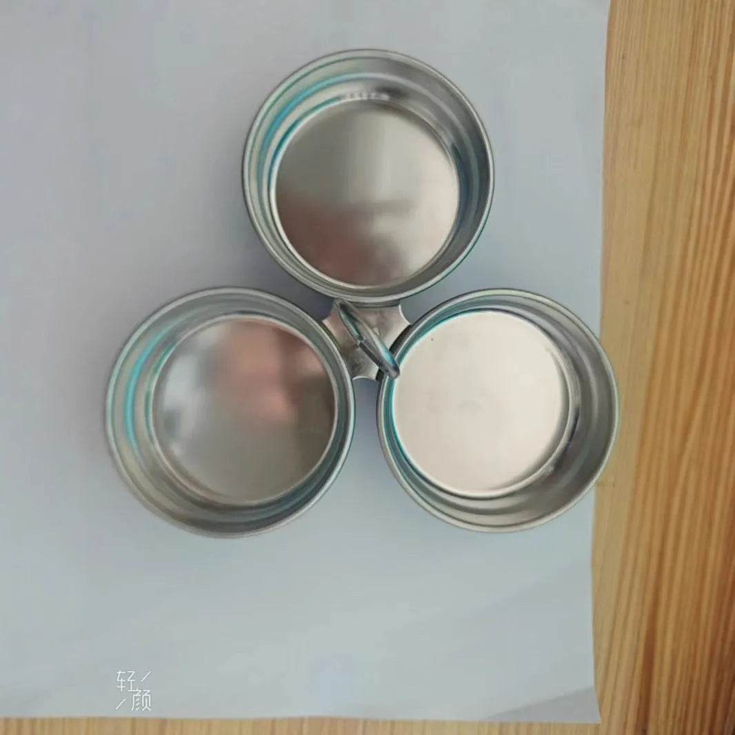 Mini heart-shaped egg steamer in stainless steel for single boiled egg preparation