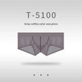 Men's seamless ice silk underwear in low waist design showing colour options