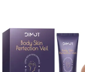 108ml jar of waterproof body concealer cream with a brush for covering tattoos and birthmarks.