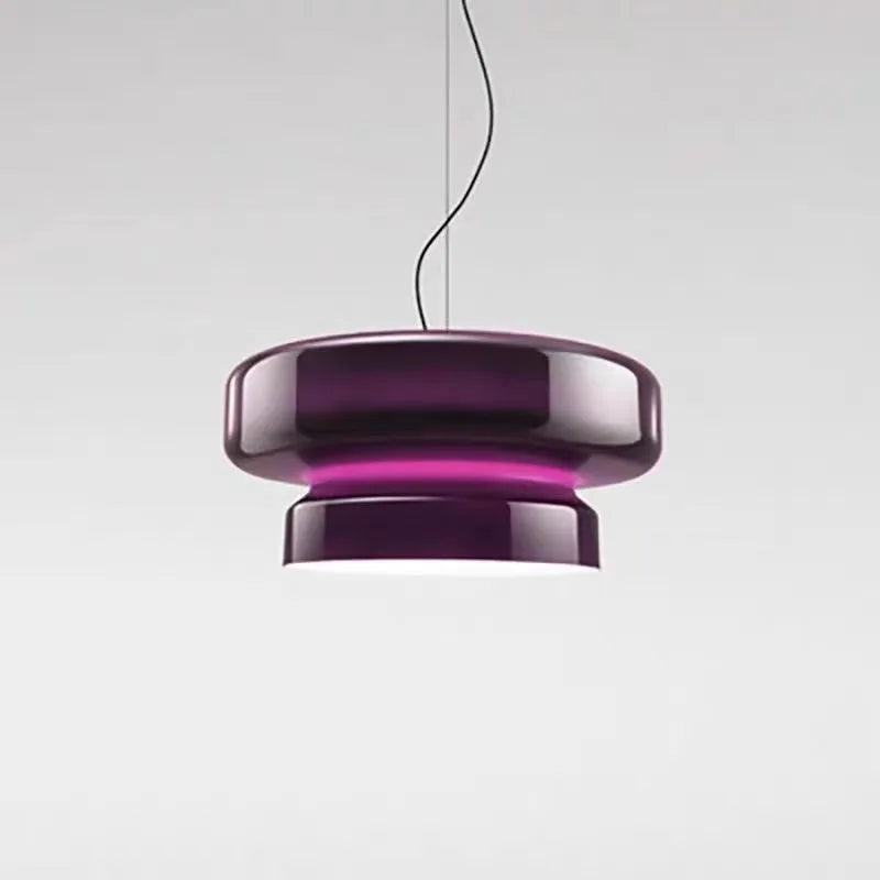 Modern glass chandelier lighting fixture in four colour options with 36cm square dimensions