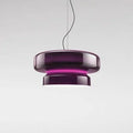 Modern glass chandelier lighting fixture in four colour options with 36cm square dimensions