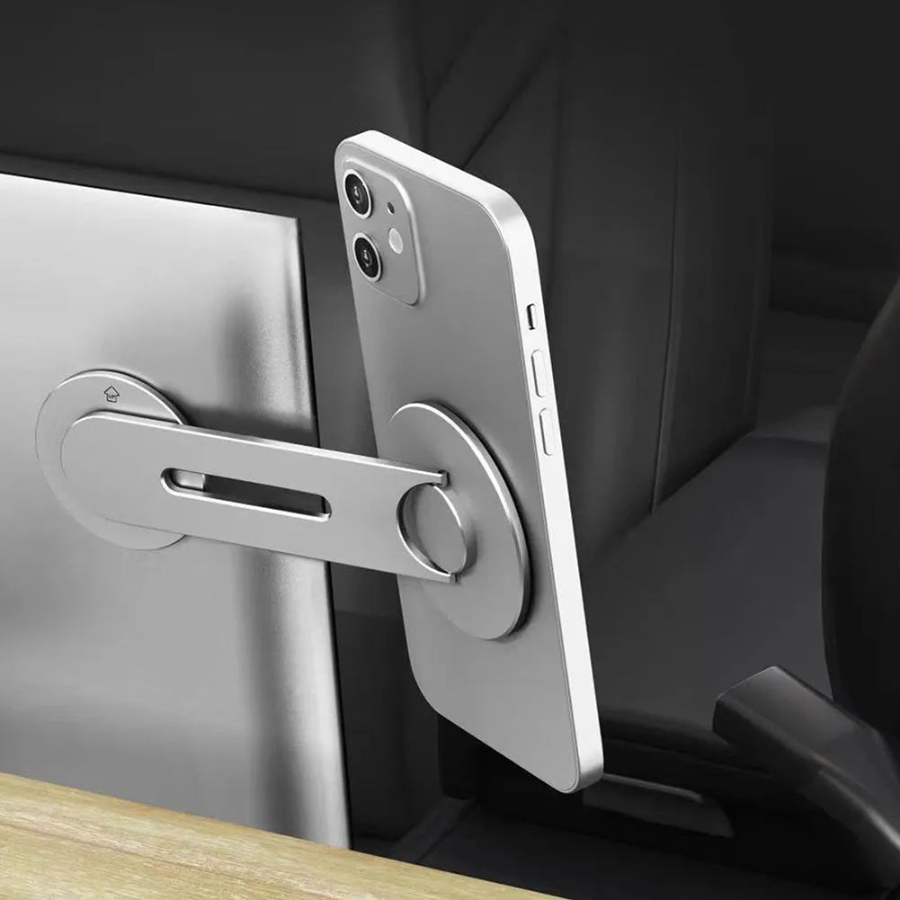 Tesla magnetic phone holder with aluminium alloy construction and hidden car mount