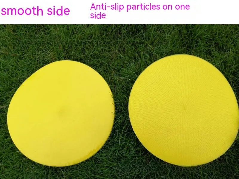 TPE football training marker disc in multiple colours with 23cm diameter measurement