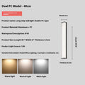 Modern simple outdoor wall lamp shown mounted on an exterior wall, suitable for villa or hotel entrance.