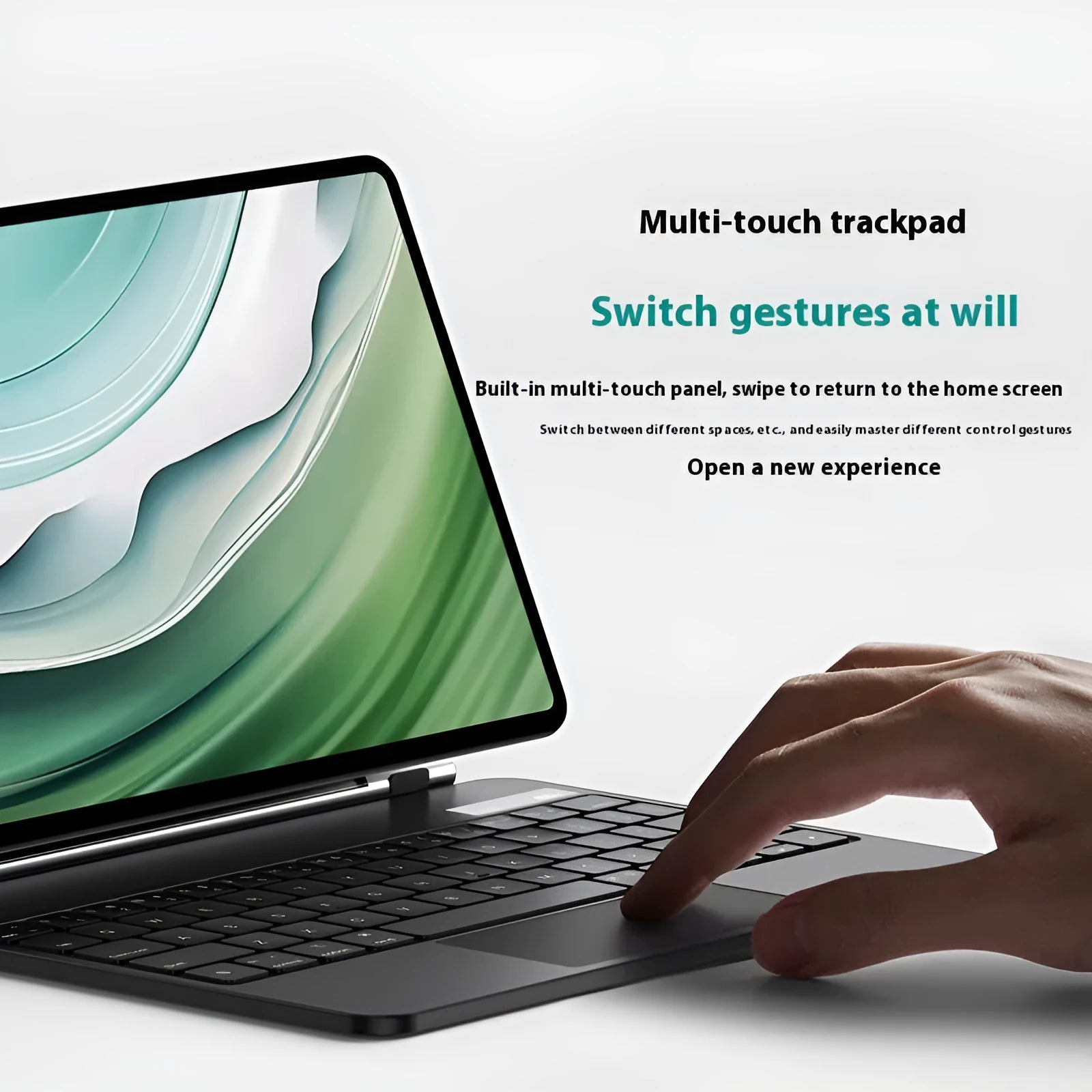 Miaocontrol Keyboard Pro11 magnetic wireless keyboard for Huawei MatePad 11 in black or white
