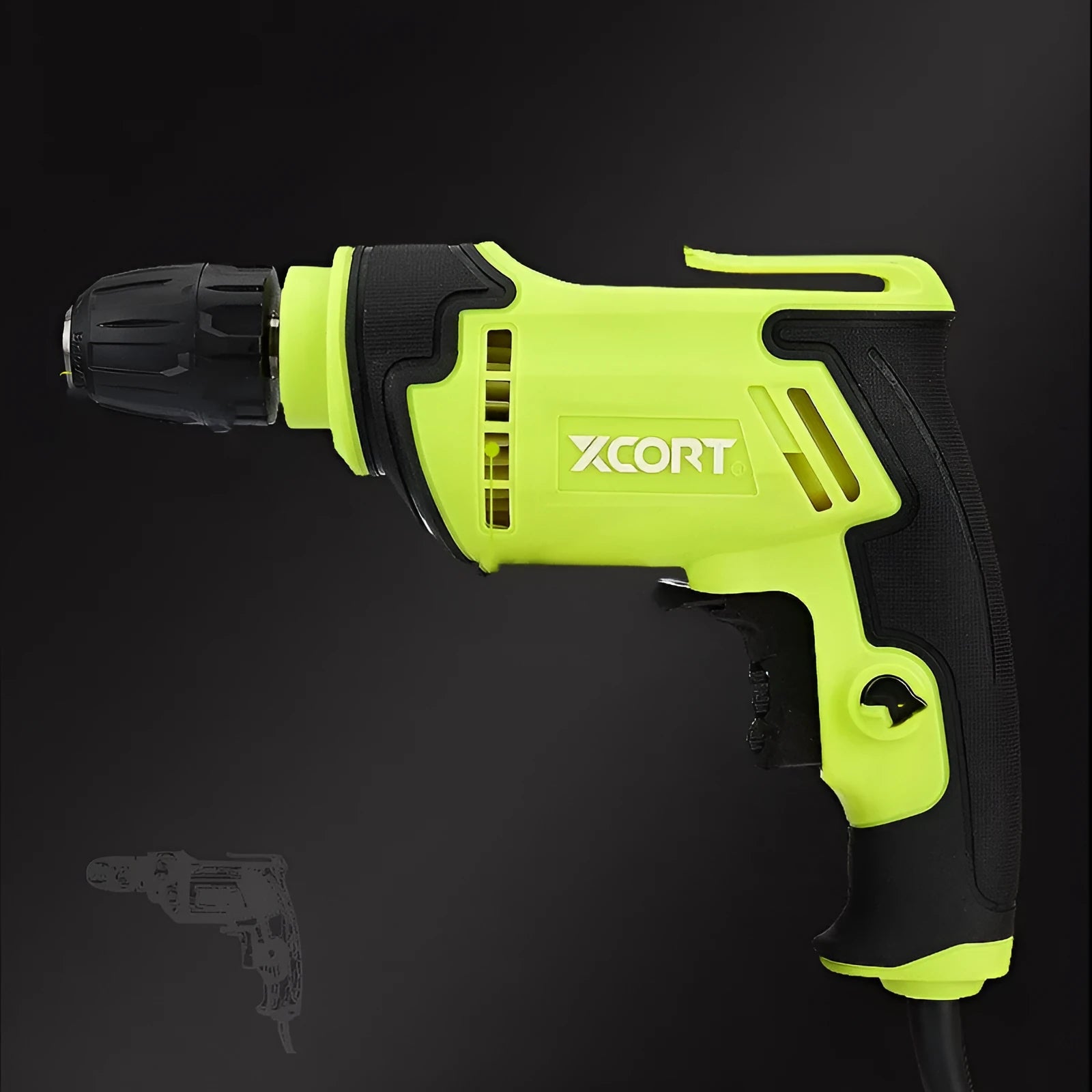 450W pistol grip electric drill with 10mm chuck for multi-material drilling