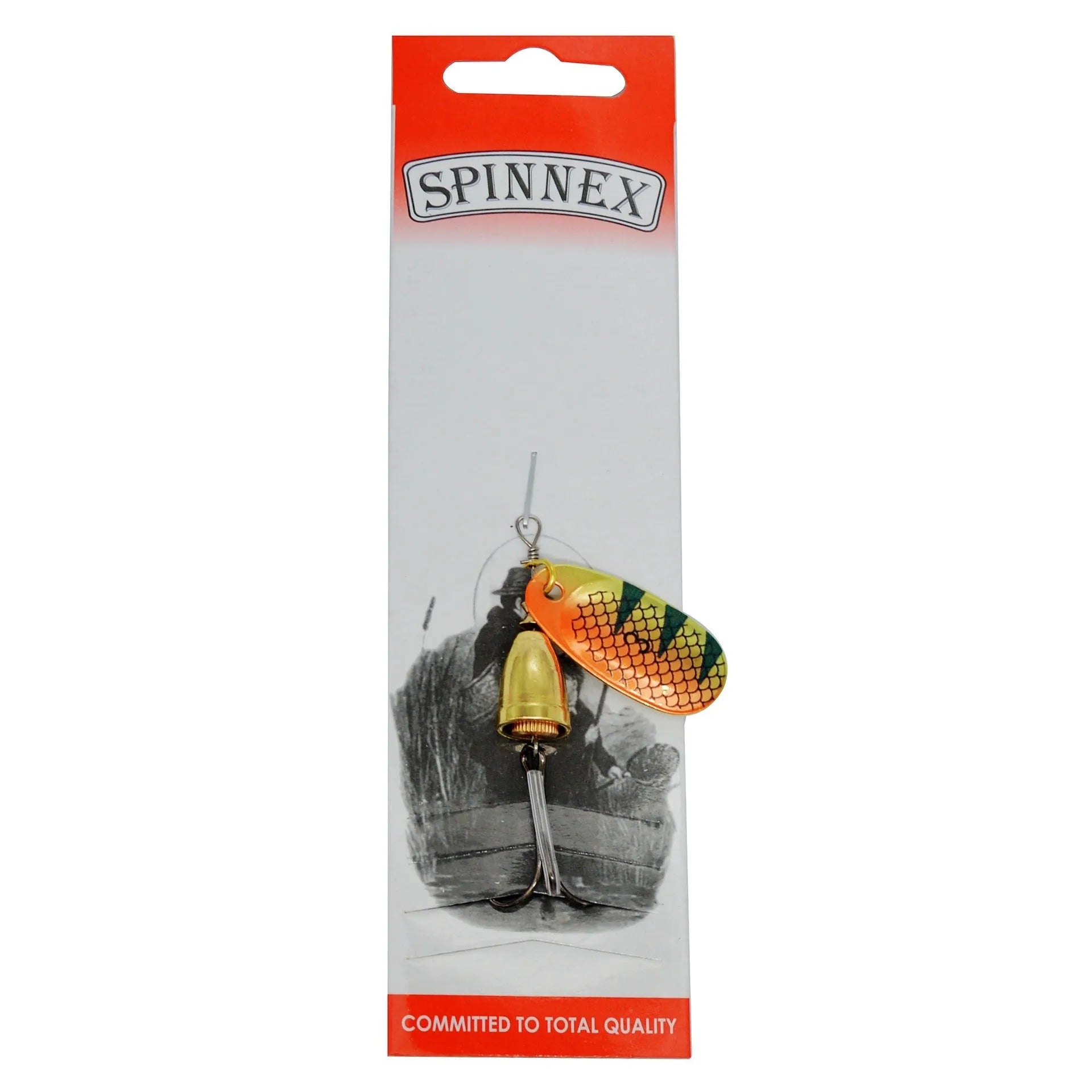 R composite rotating sequins copper bell fishing lure in metallic colours including gold, silver, and rose gold