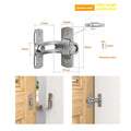 Warehouse hook sliding door lock in stainless steel or carbon steel with 90-degree latch mechanism