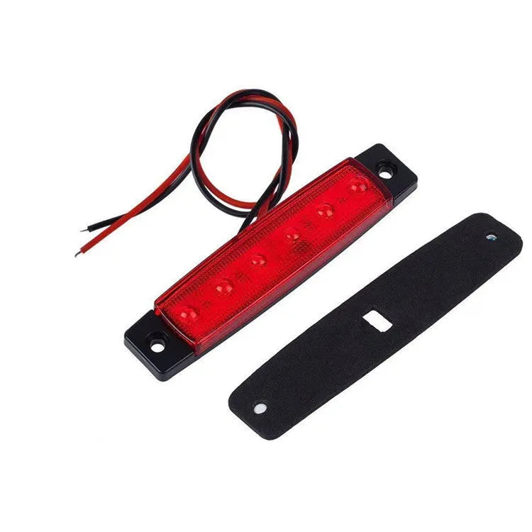Trailer side warning light in PVC housing with multiple colour options