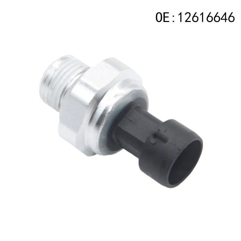 GM fuel pressure sensor with metal construction and silver finish, compatible with part numbers 12616646 12677836 D1846A.