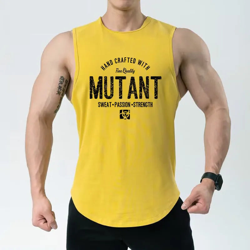 Men's loose fit polyester training waistcoat in multiple colour options including semicircle patterns