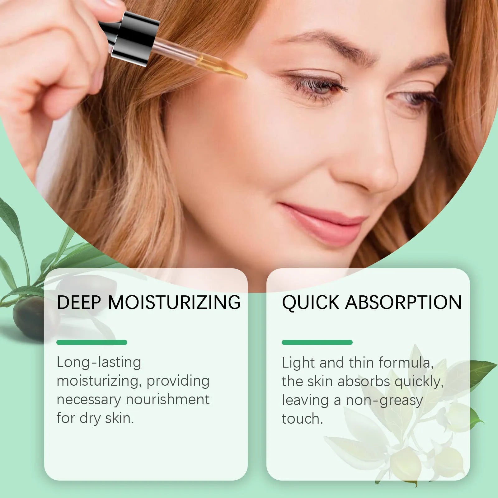 100ml organic jojoba oil bottle for facial moisturising and skin elasticity treatment