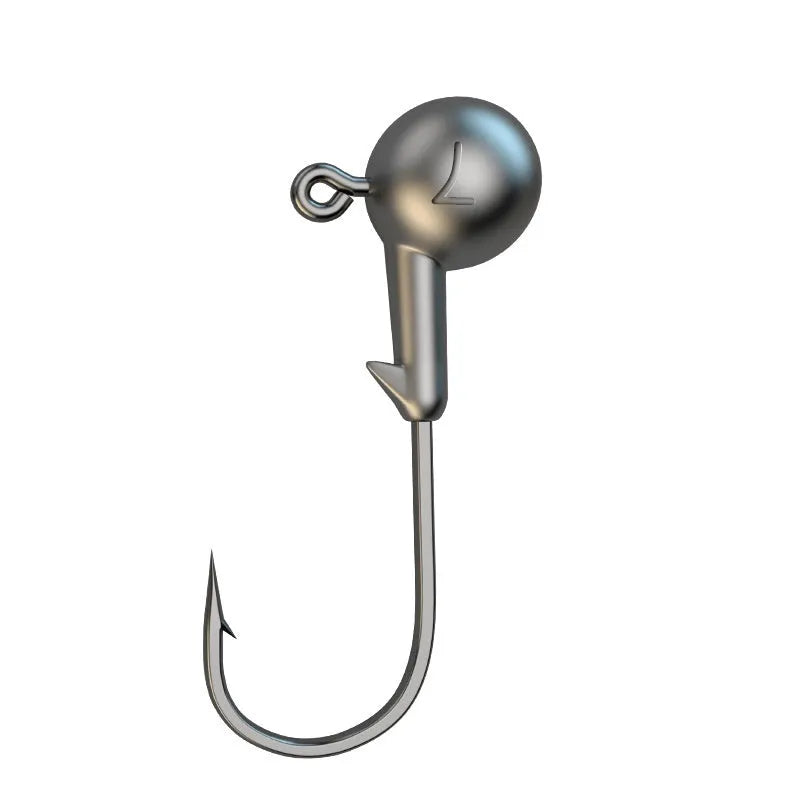 Fishing jig hooks 50 pieces pack with lead heads and reinforced construction
