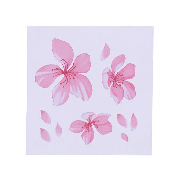 Cherry blossom pattern car stickers in two sizes: 11cm x 10cm and 25cm x 24cm