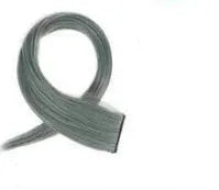 60cm curly gradient hair extension patch in mixed silk material showing colour options