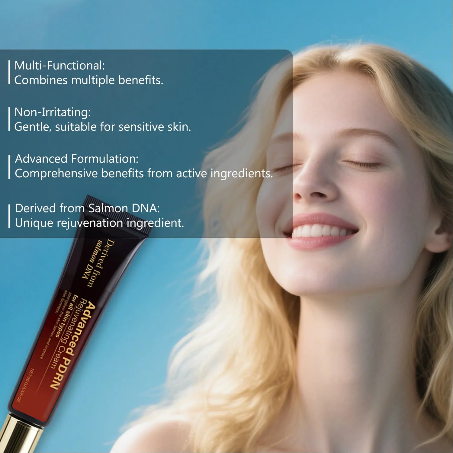 20ml skin moisturising cream tube with hydrating firming properties for wrinkle care