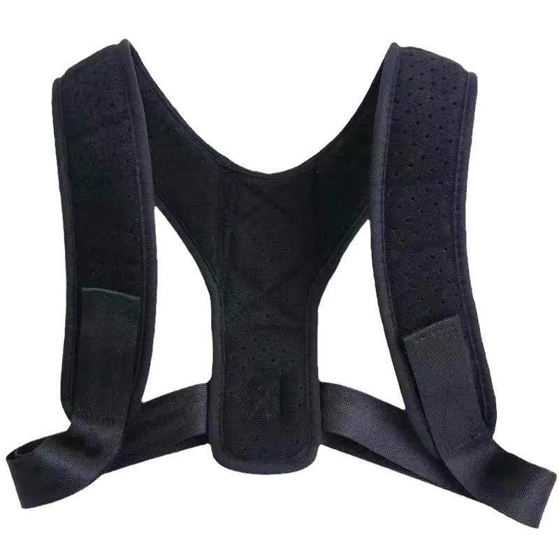 Nylon back correction band for posture improvement with breathable design
