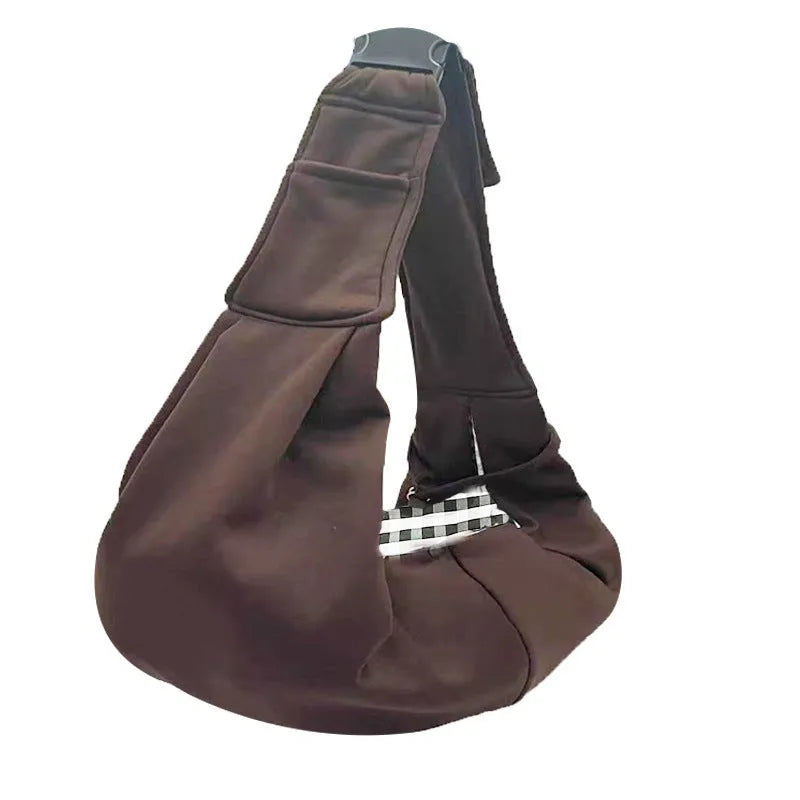 Cat carrier backpack with mesh panels showing large capacity folding design for pet transport