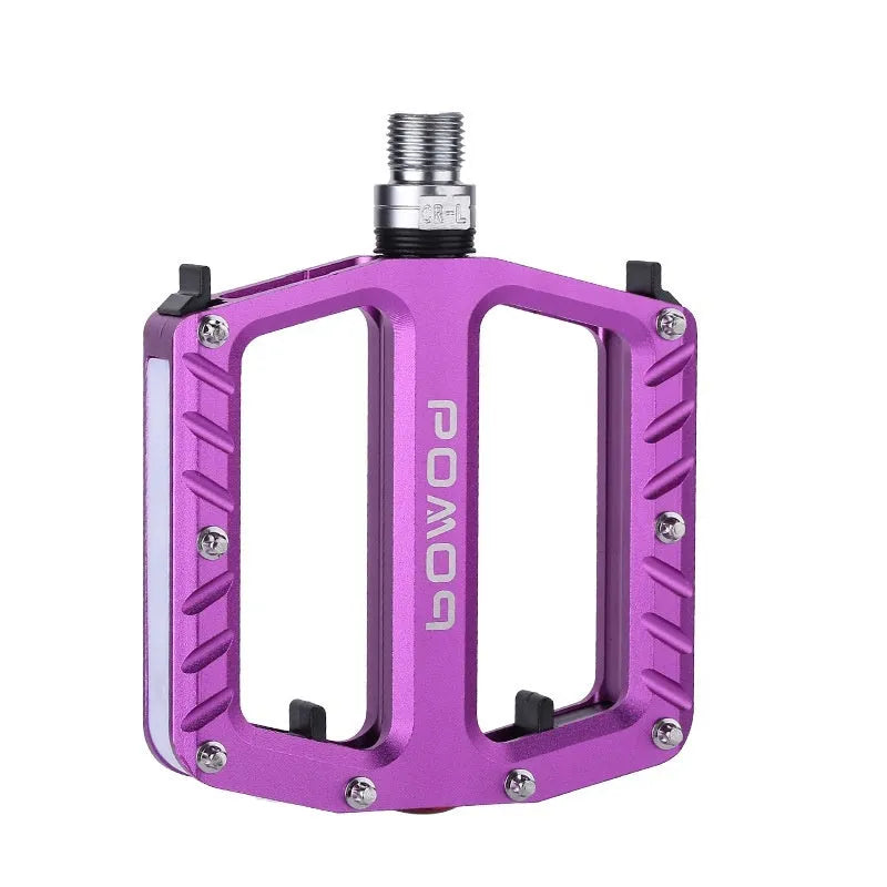 Aluminium alloy bicycle pedals with 710 LED lights in multiple colour options