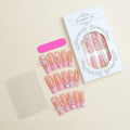 Super long water pipe and French spot drill bow nail art decorations in colour XB-70-48