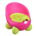 Dandan cartoon-style baby training toilet stool for toddlers in a choice of six bright colours.