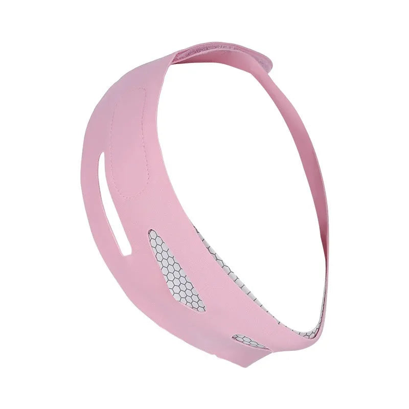 Elastic V face bandage for facial contouring in black or pink colour options