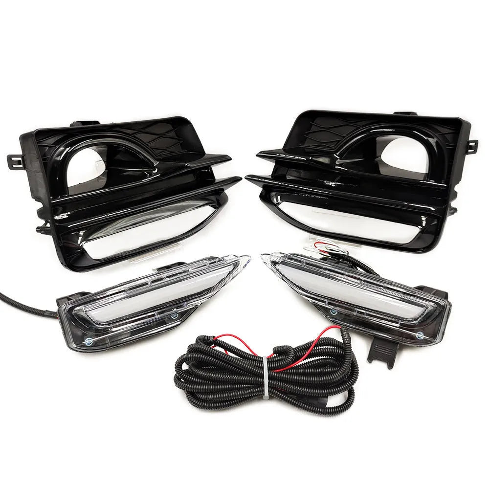 Infiniti Q50 Q70 front bumper LED turn signal and daytime running lamp unit
