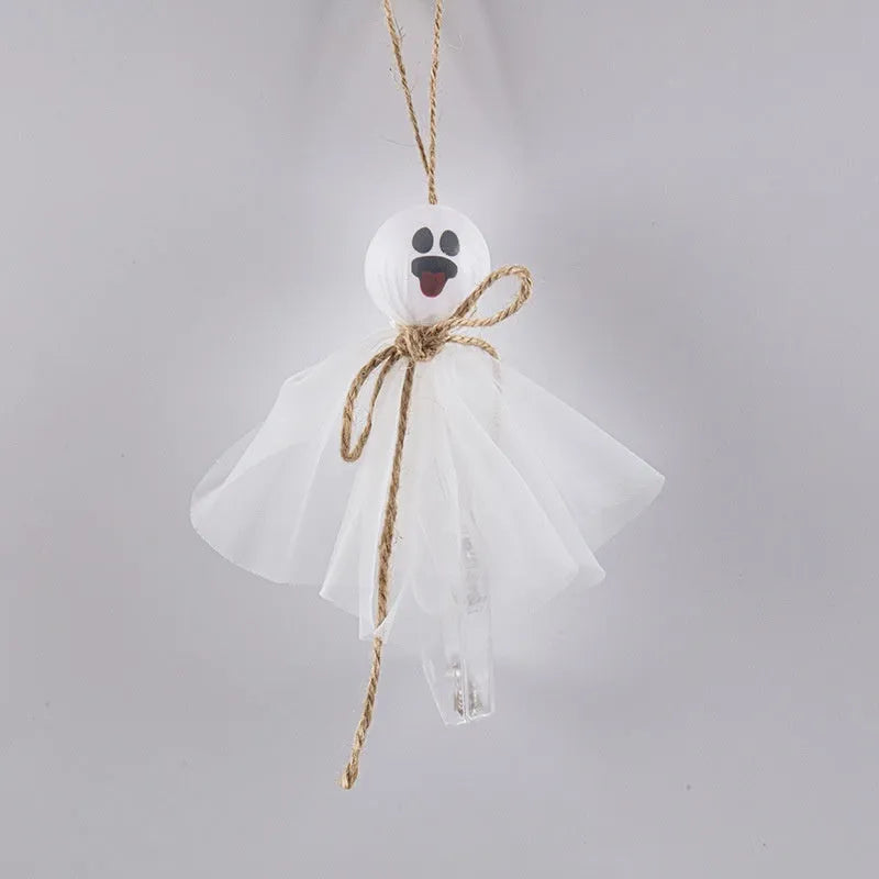 Halloween ghost LED lantern chain with multi-colour lights for party venue decoration