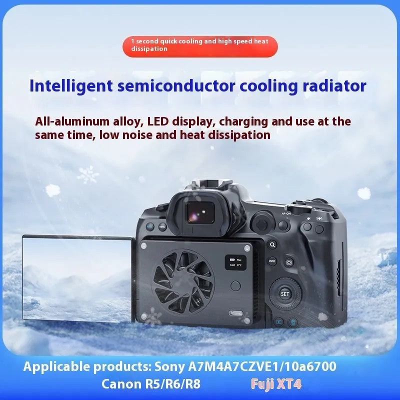 Black aluminium alloy computer cooling fan with radiator measuring 89mm x 52mm