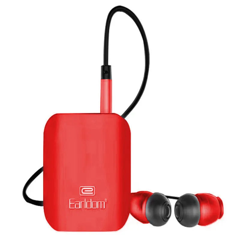 Bluetooth lavalier wireless headset with 10m range in black, grey, red, white colour options