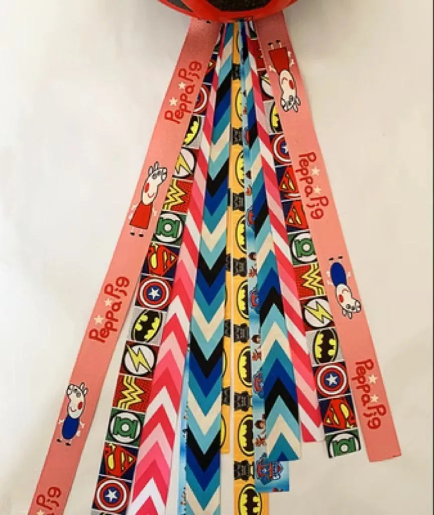 Children's helmet decorative streamer in multiple colour options for roller skating and balancing car safety gear