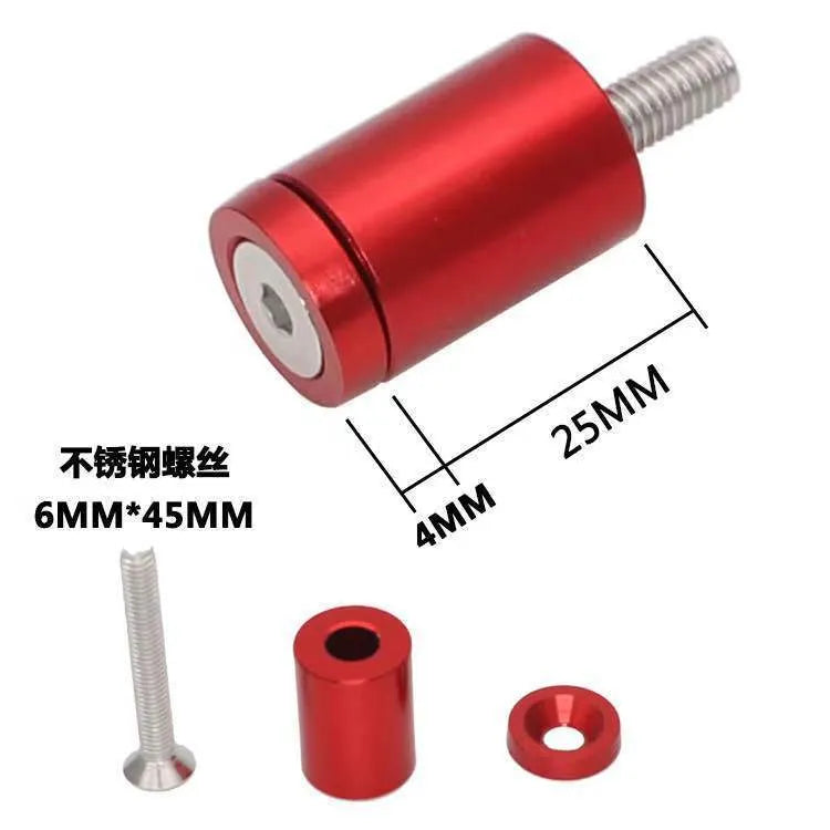 Aluminium car machine cover pad height sheet with screws, nuts and washers