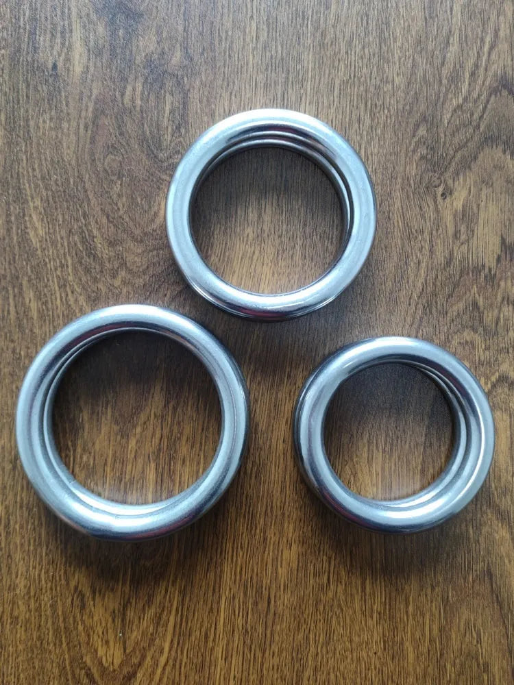 Wing Chun carbon steel training ring for martial arts forearm strength