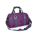 Nylon gym bag in selected colour with adjustable strap for yoga and sports