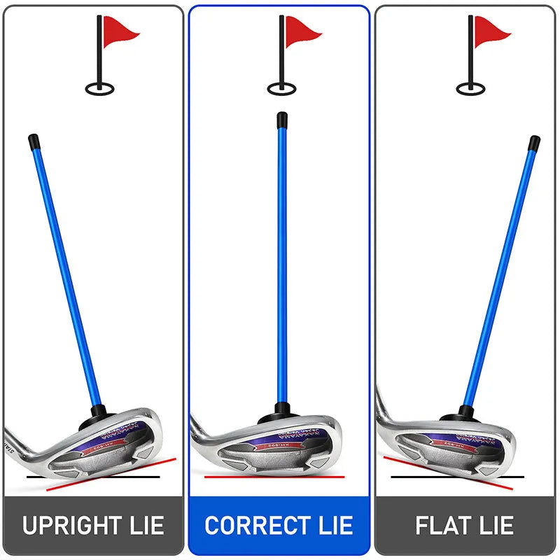 Red aluminium alloy golf swing trainer with magnetic baseball bat alignment design